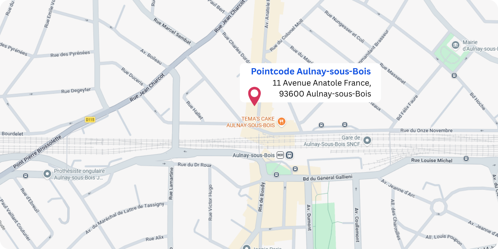 plan Pointcode Lyon 6 - Charpennes : 102 Cours Vitton, 69009 Lyon